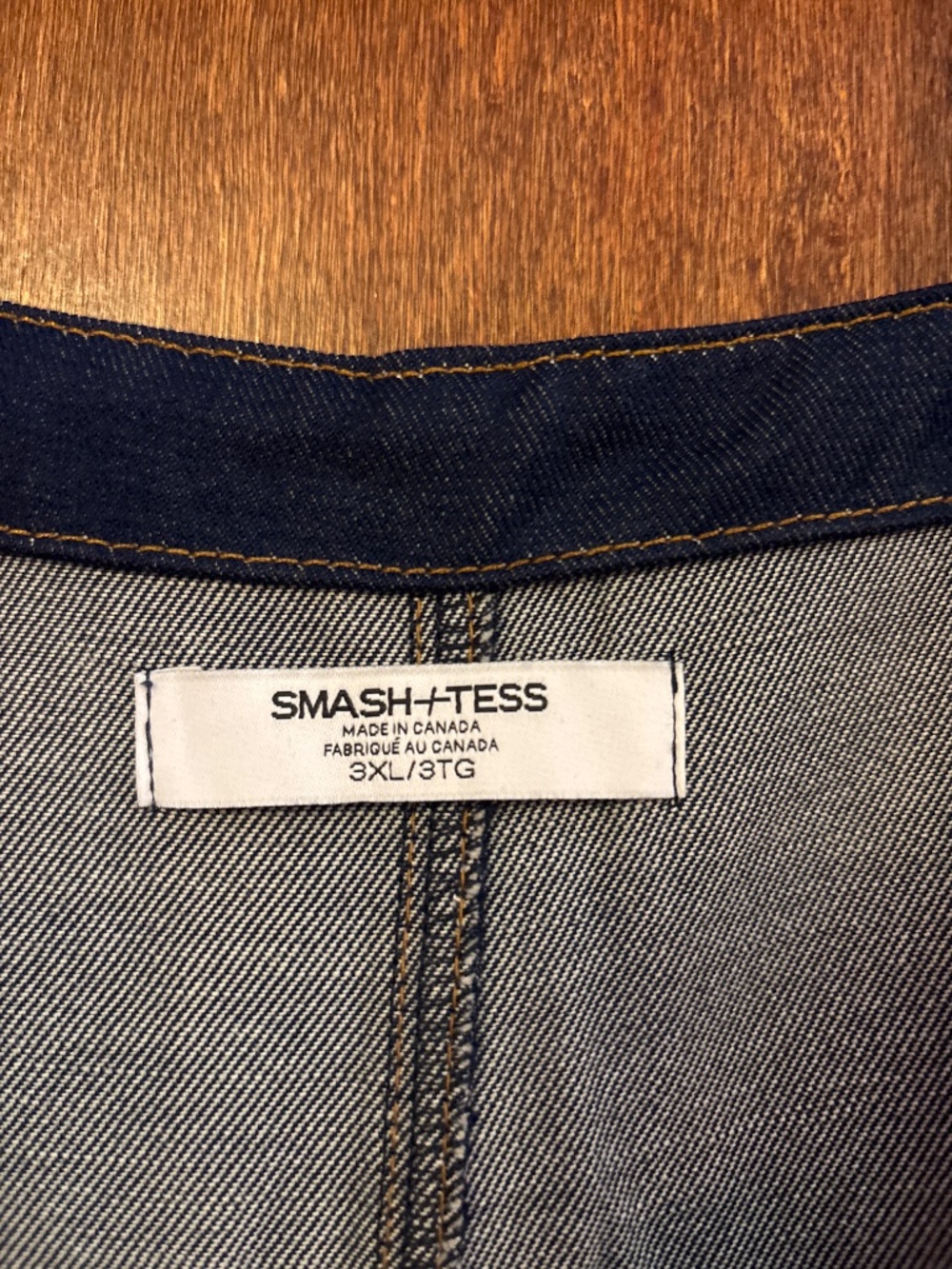 Smash + Tess Ashlee Simpson wide leg overalls size 3X blue denim made in Canada - Picture 2 of 4